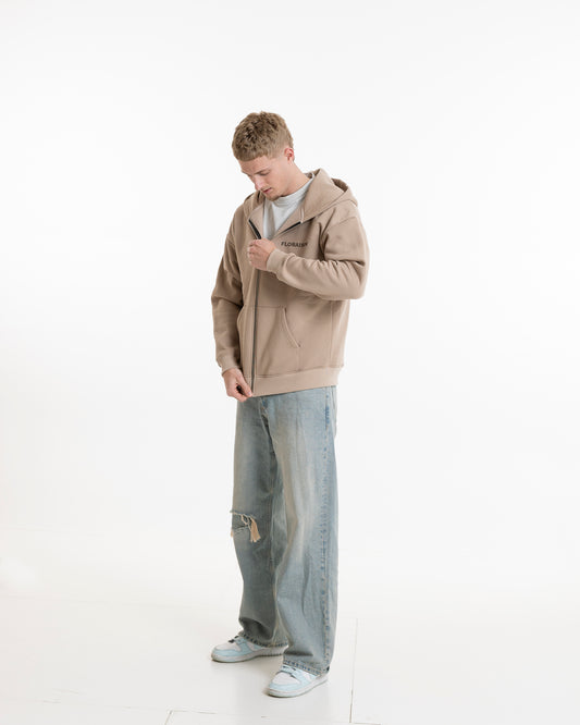 Friends & Family Hoodie Beige